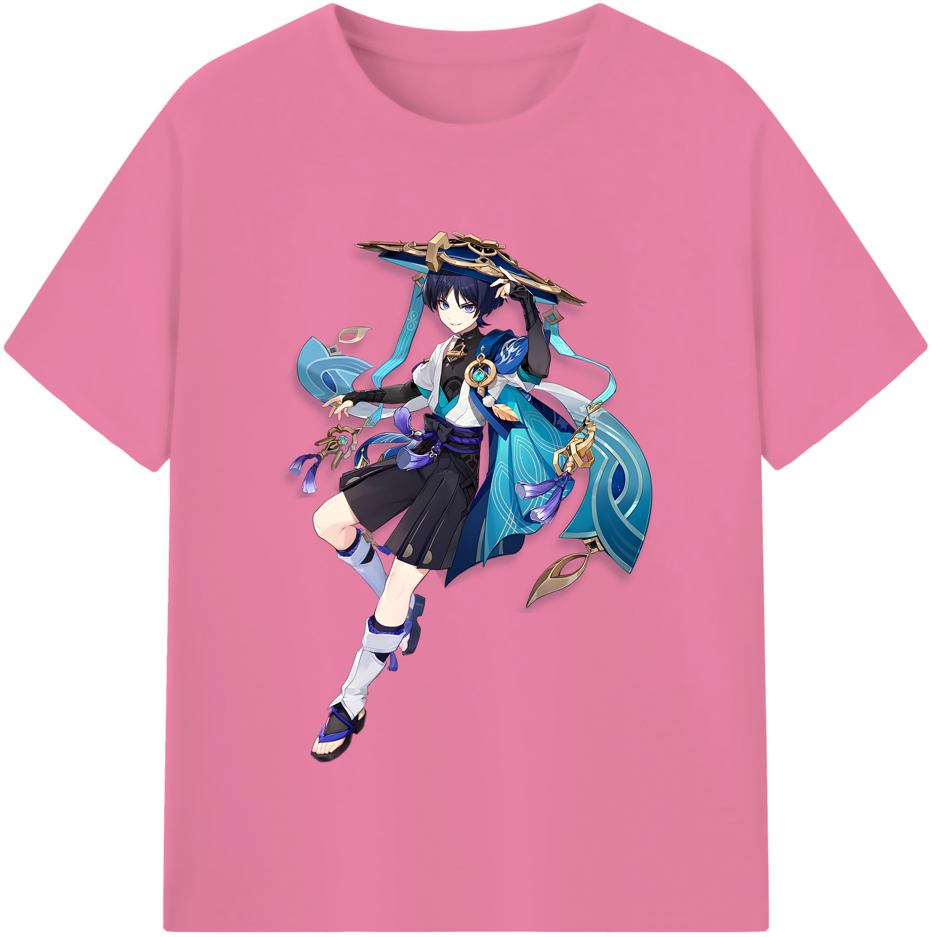 げんし神 さんペい genshin Sanpei 綿100％半袖Tシャツ（フロントプリント）
